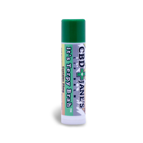 .15 oz &quot;It&#39;s Terpy Brah&quot; Lip Balm / 25mg CBDHEMP Extract