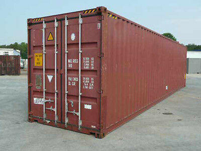 Used 40 FT High Cube Shipping Container/Conex Cube. Color &amp; Condition may vary. CALL FOR PRICING!!!