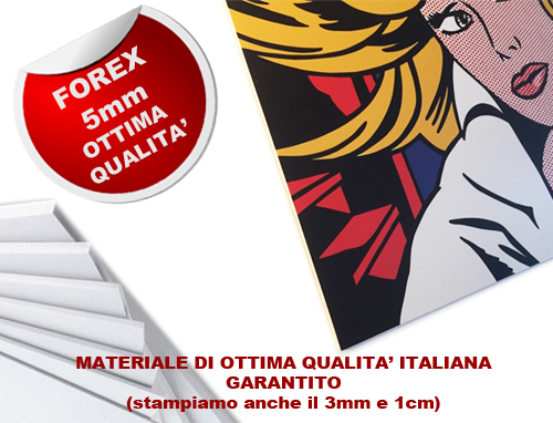 Pannello stampato su FOREX High Quality