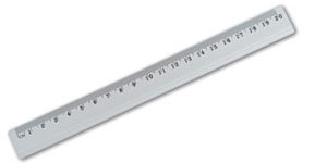 Righello Alluminio 20cm