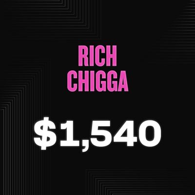 RICH CHIGGA - $1,540