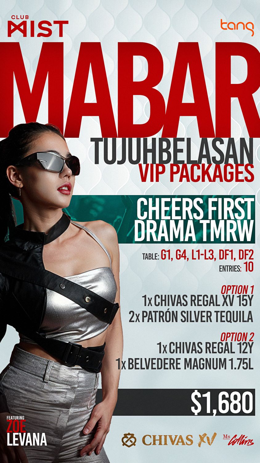 Cheers First, Drama Tmr $1680 - Deposit