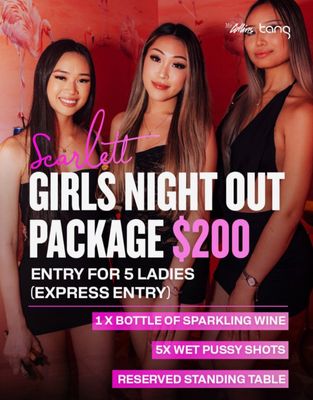 $200 Girls Night Out Package