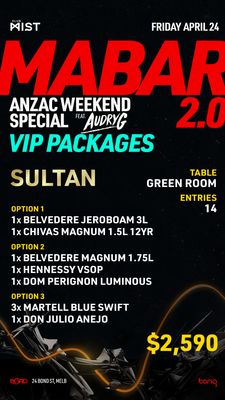 SULTAN $2590 - Deposit