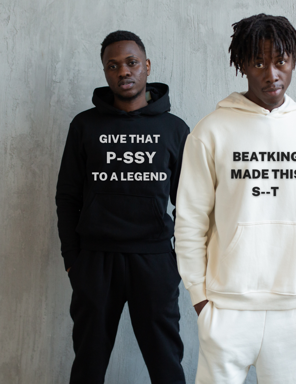 GIVE THAT P--SY TO A LEGEND - Hoodie, Color: Black, Size: S