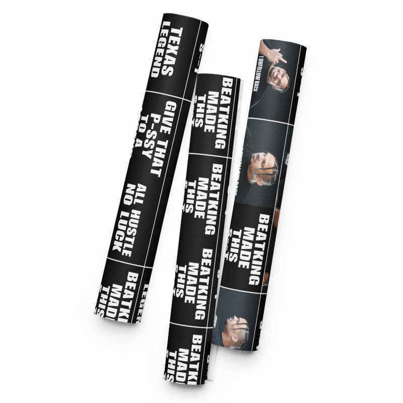 BeatKing Holiday Wrapping Paper Sheets