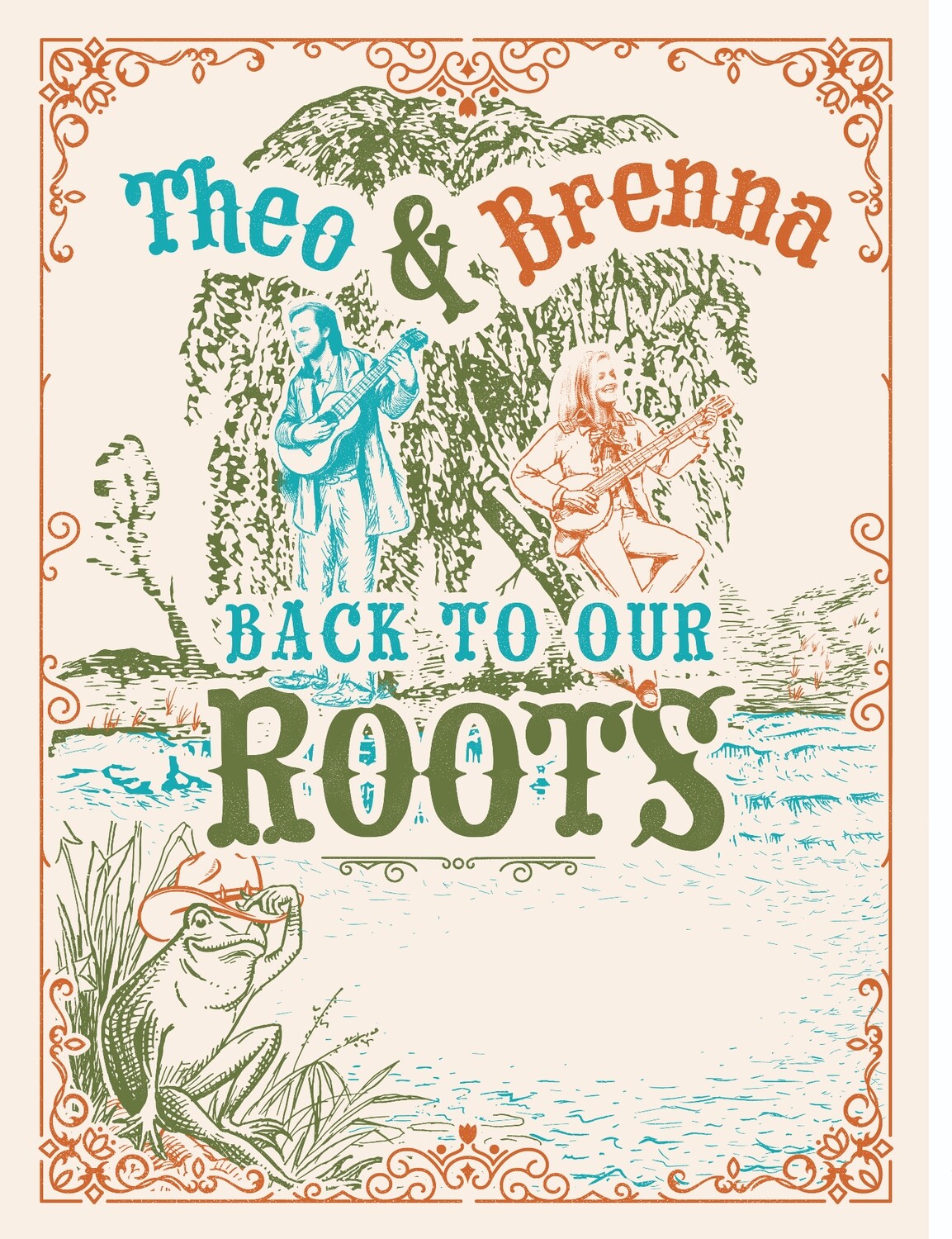"Back To Our Roots" Commemorative Poster (Signed by Theo & Brenna)