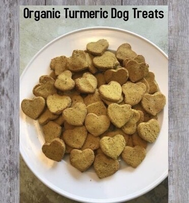 Organic Peanut Butter Turmeric Dog Treats