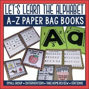 Alphabet A to Z Paper Bag Books Alphabet A to Z Paper Bag Books