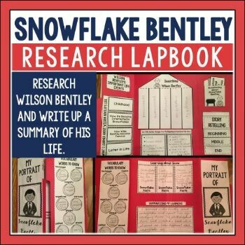 Snowflake Bentley by Jacqueline Briggs Martin Activities
