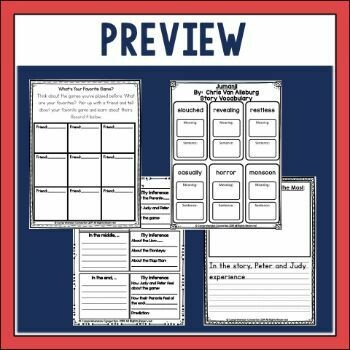 jumanji book activities