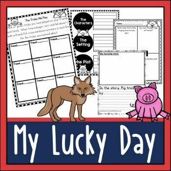 My Lucky Day by Keiko Kasza Activities