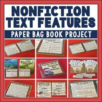 Nonfiction Text Features Paper Bag Book
