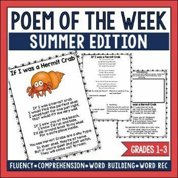 Poem of the Week Summer Edition
