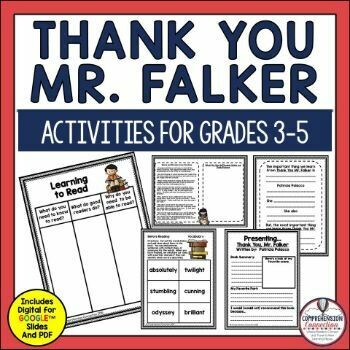 Thank You Mr Falker Book Companion Shop Comprehension Connection