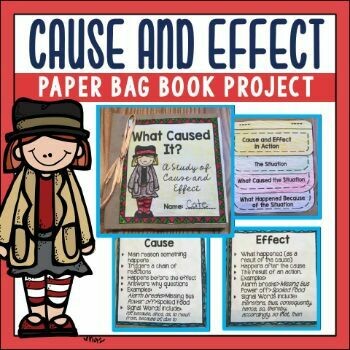 Cause and Effect Paper Bag Book