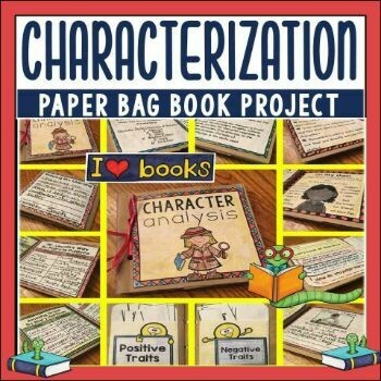 Characterization Paper Bag Book for Comprehension