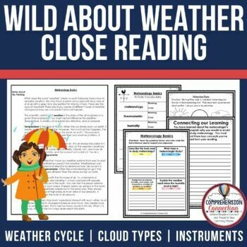 Weather Close Reading Bundle