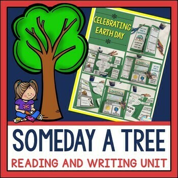 Someday a Tree by Eve Bunting is a great book for Earth Day. A family works to save a beloved tree in their backyard. Unit includes an Earth Day lapbook perfect for your science unit. 