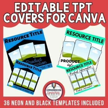 Square Canva Templates for Resource Covers and Social Media