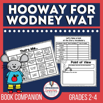 Hooway for Wodney Wat Book Activities