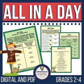 All in a Day by Cynthia Rylant Book Activities