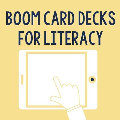 Boom Card Decks for Literacy