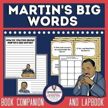 Martin's Big Words Book Companion and Lapbook