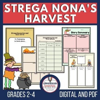 Strega Nona's Harvest Activities in Digital and PDF