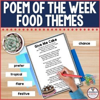 Poem of the Week for Food Lovers, Food Themed Poetry