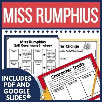Miss Rumphius Book Activities