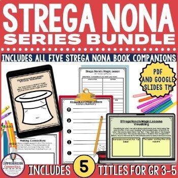 Strega Nona by Tomie dePaola Literacy Bundle in Digital and PDF