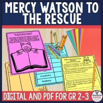 Mercy Watson to the Rescue by Kate DiCamillo Book Activities