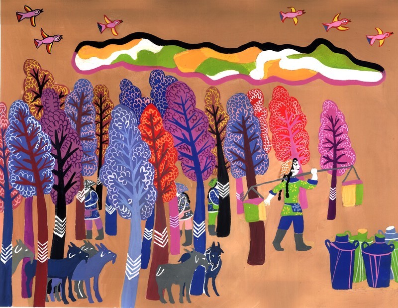 Goats in the Forest