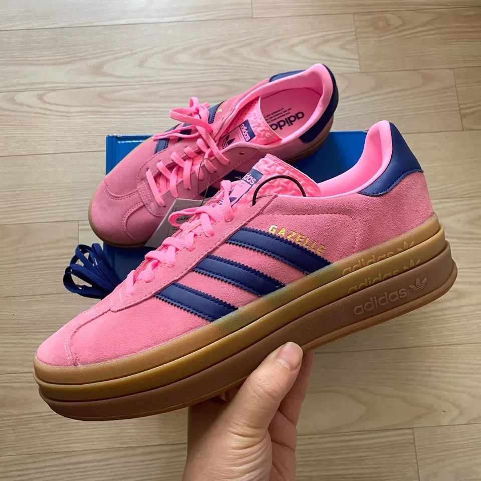 adidas Gazelle Bold Womens Pink Glow