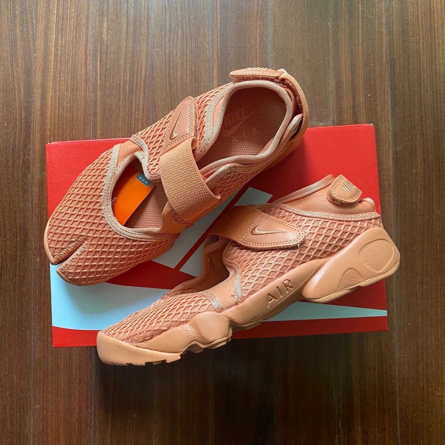 Nike Air Rift Breathe Healing Orange Womens