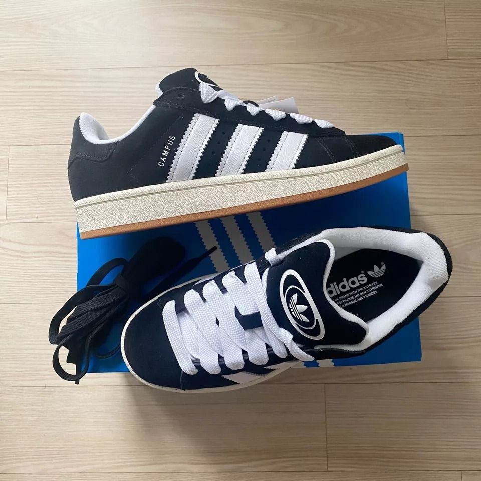 Adidas Campus 00s Black White Womens