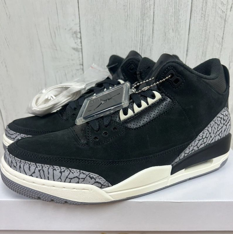 Air Jordan 3 Retro Off Noir Women Size