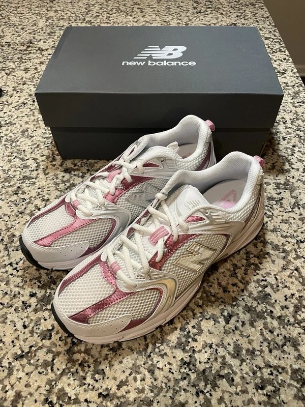 New Balance 530 White Pink Sugar Womens New Balance 530 White Pink Sugar Womens