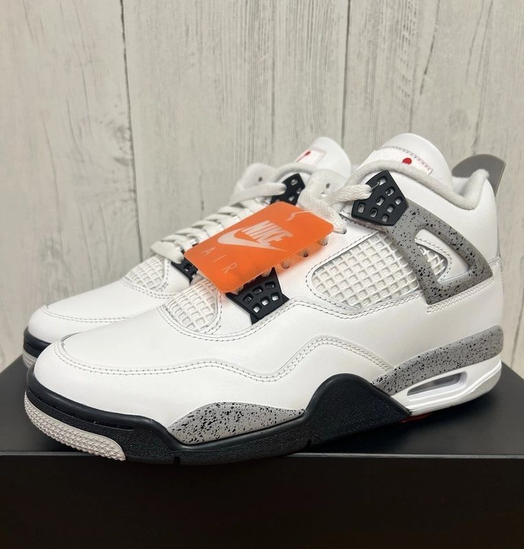 Air Jordan 4 Retro OG 'White Cement' 2025 Womens Size