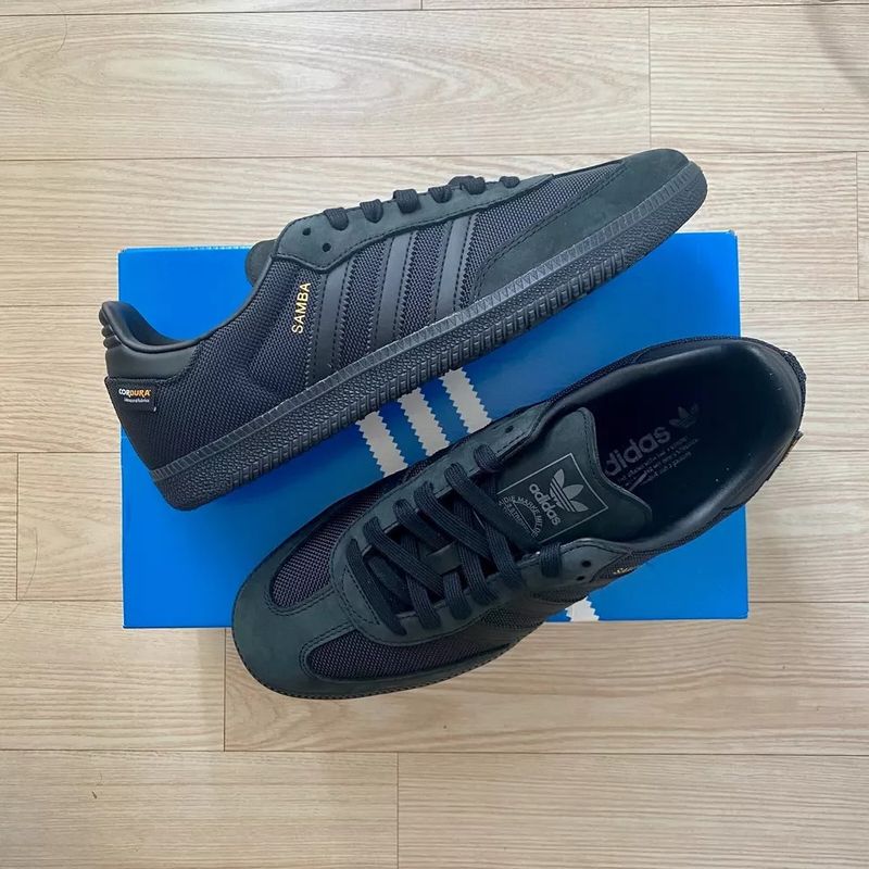 Adidas Samba OG Cordura Black Carbon Womens Adidas Samba OG Cordura Black Carbon Womens