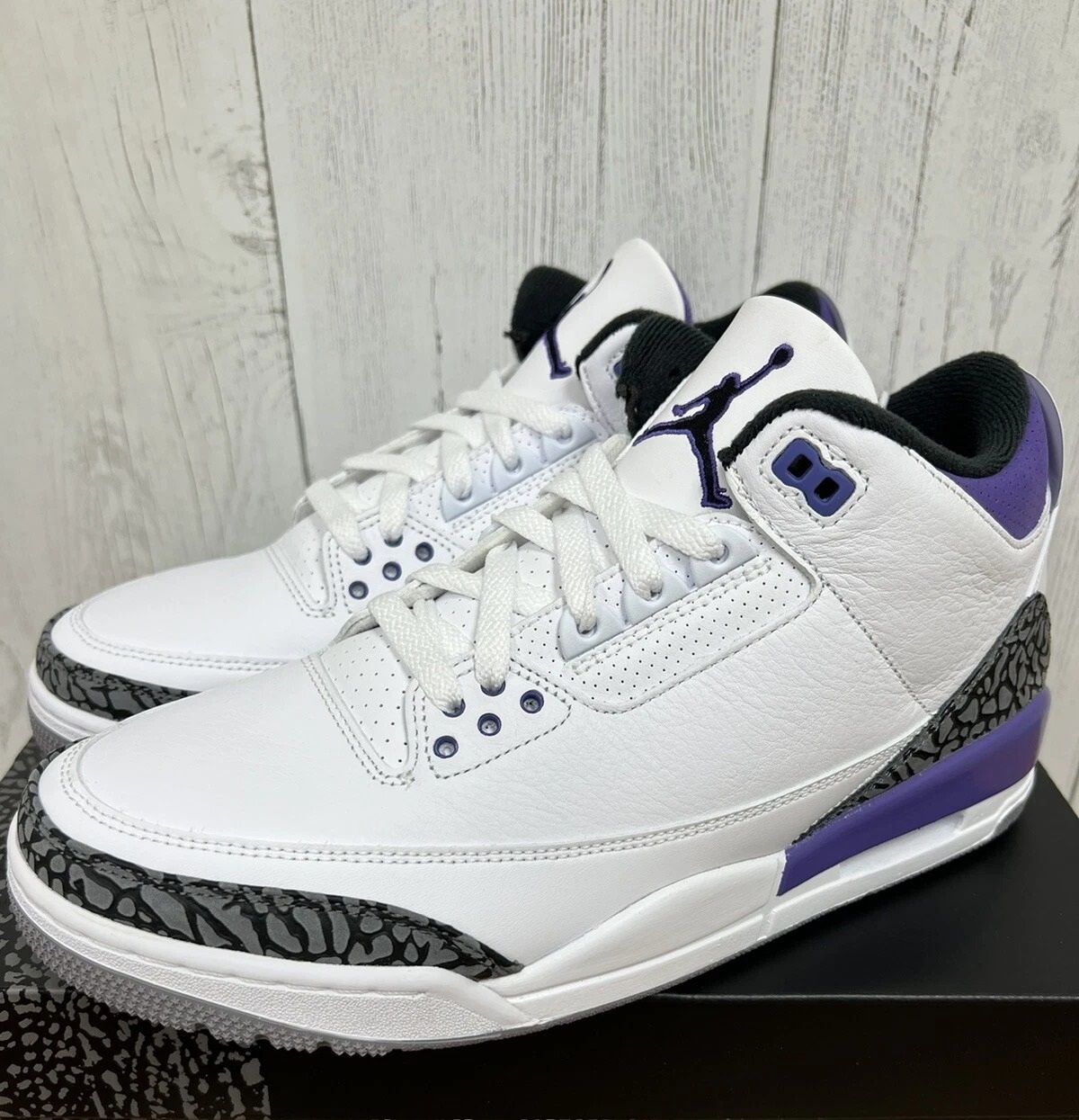 Air Jordan 3 Retro Mid Dark Iris Purple Womens Size (Used. Like new.)