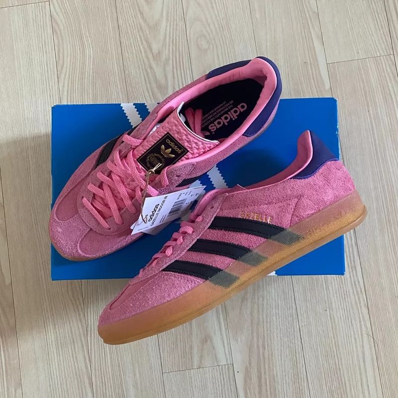 Adidas Gazelle Indoor Bliss Pink Womens Adidas Gazelle Indoor Bliss Pink Womens