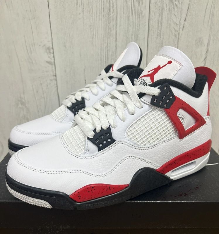 Air Jordan 4 Retro Red Cement Womens Size