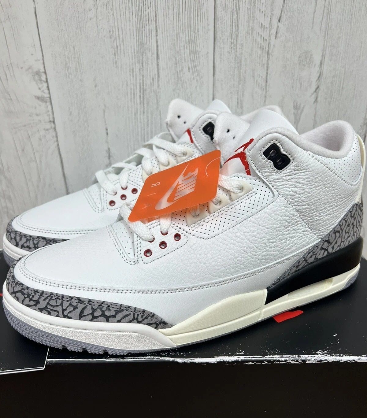 Air Jordan 3 White Cement Reimagined Womens Size