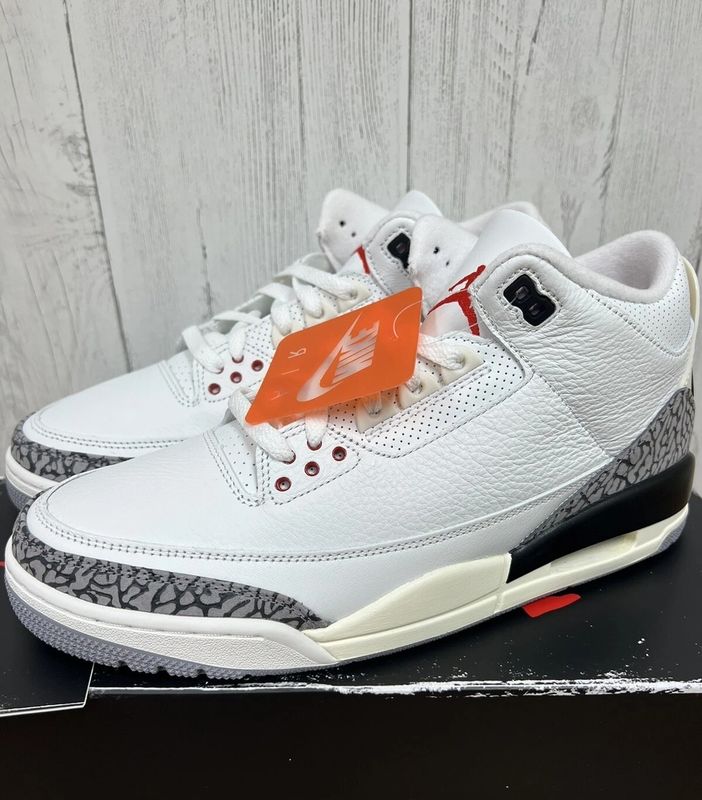 Air Jordan 3 White Cement Reimagined Womens Size