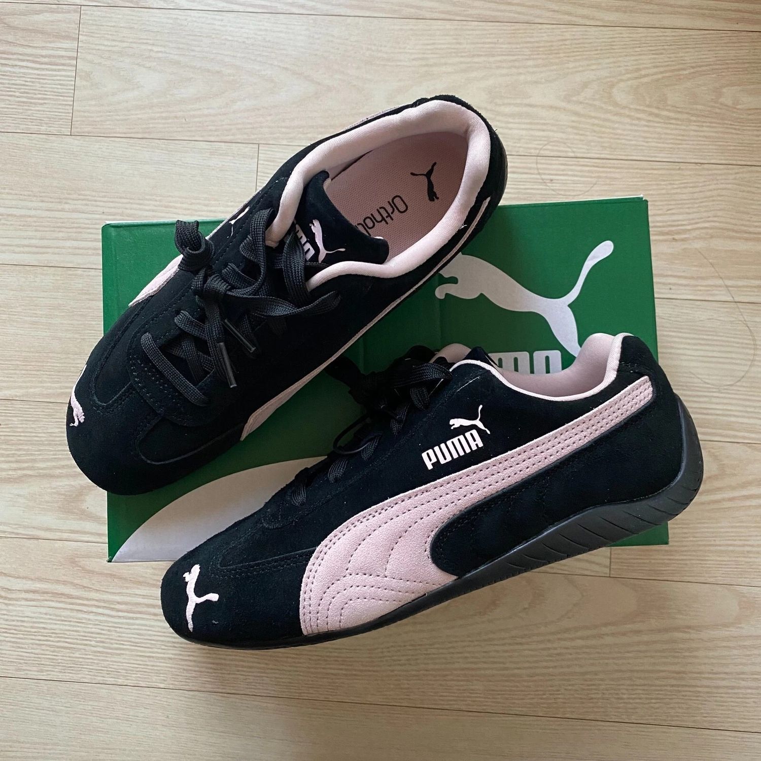 PUMA Speedcat Womens Black Mauve Mist Pink