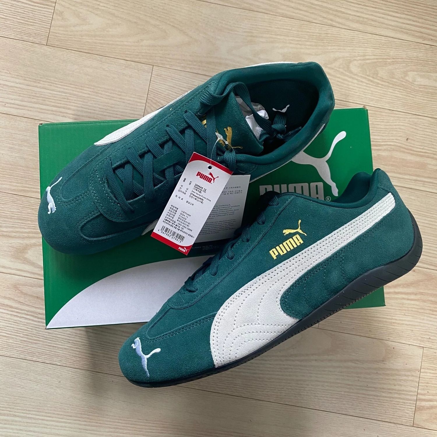 PUMA Speedcat OG Womens Green White