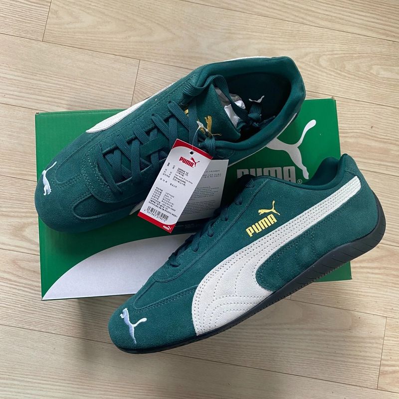 PUMA Speedcat OG Womens Green White PUMA Speedcat OG Womens Green White