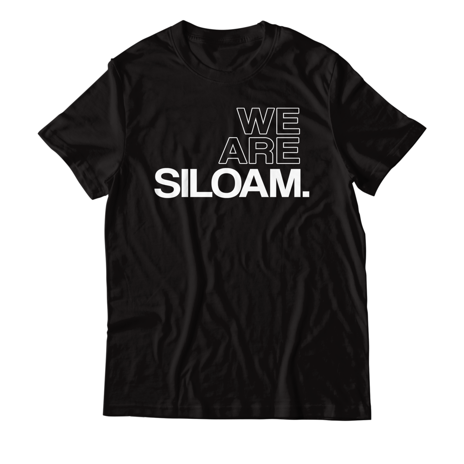 We Are Siloam T-shirt - Black & White